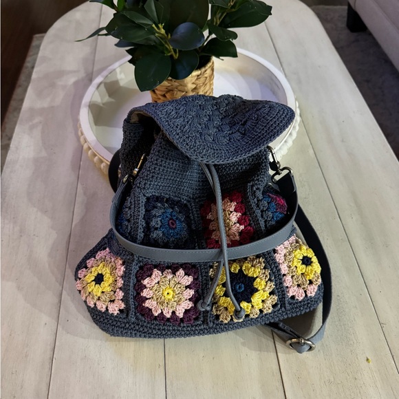 The Sak Sayulita Backpack - Multicolor Crochet Design - Picture 8 of 8